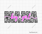 Leopard Mom Of Both Svg