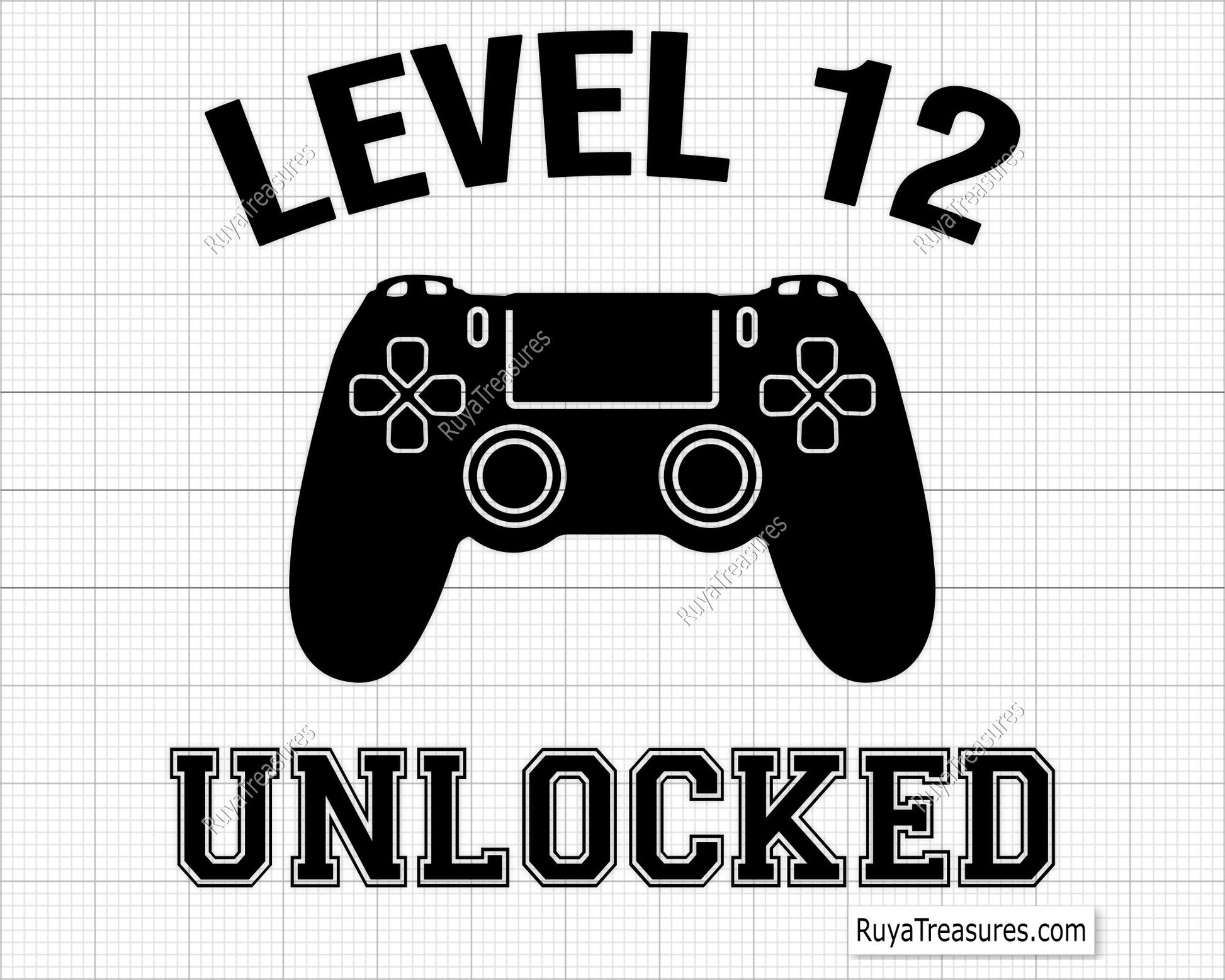 Level 12 Unlocked svg