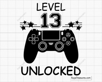 Level 13 Unlocked svg