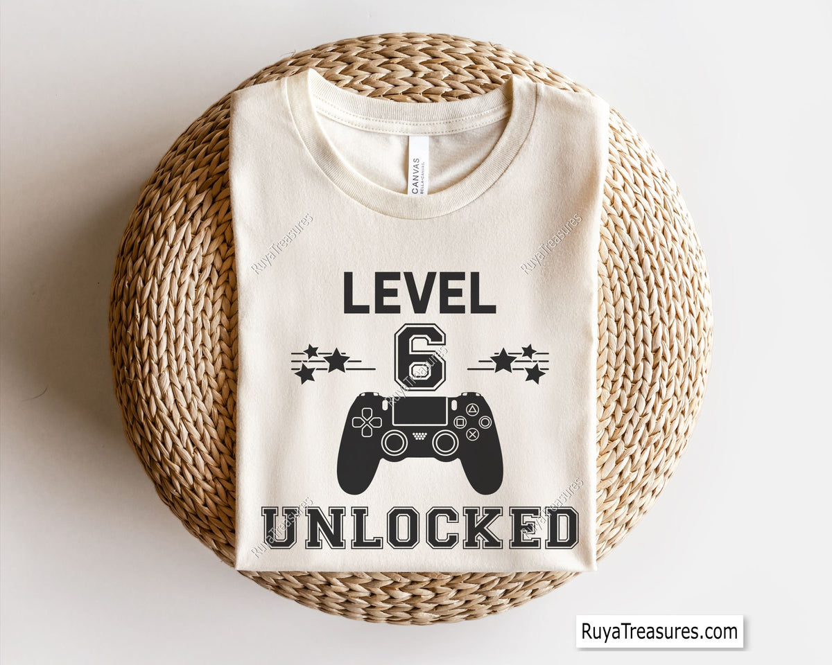Level 6 Sticker Level 6 Unlocked Svg