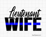 Lieutenant Wife Svg