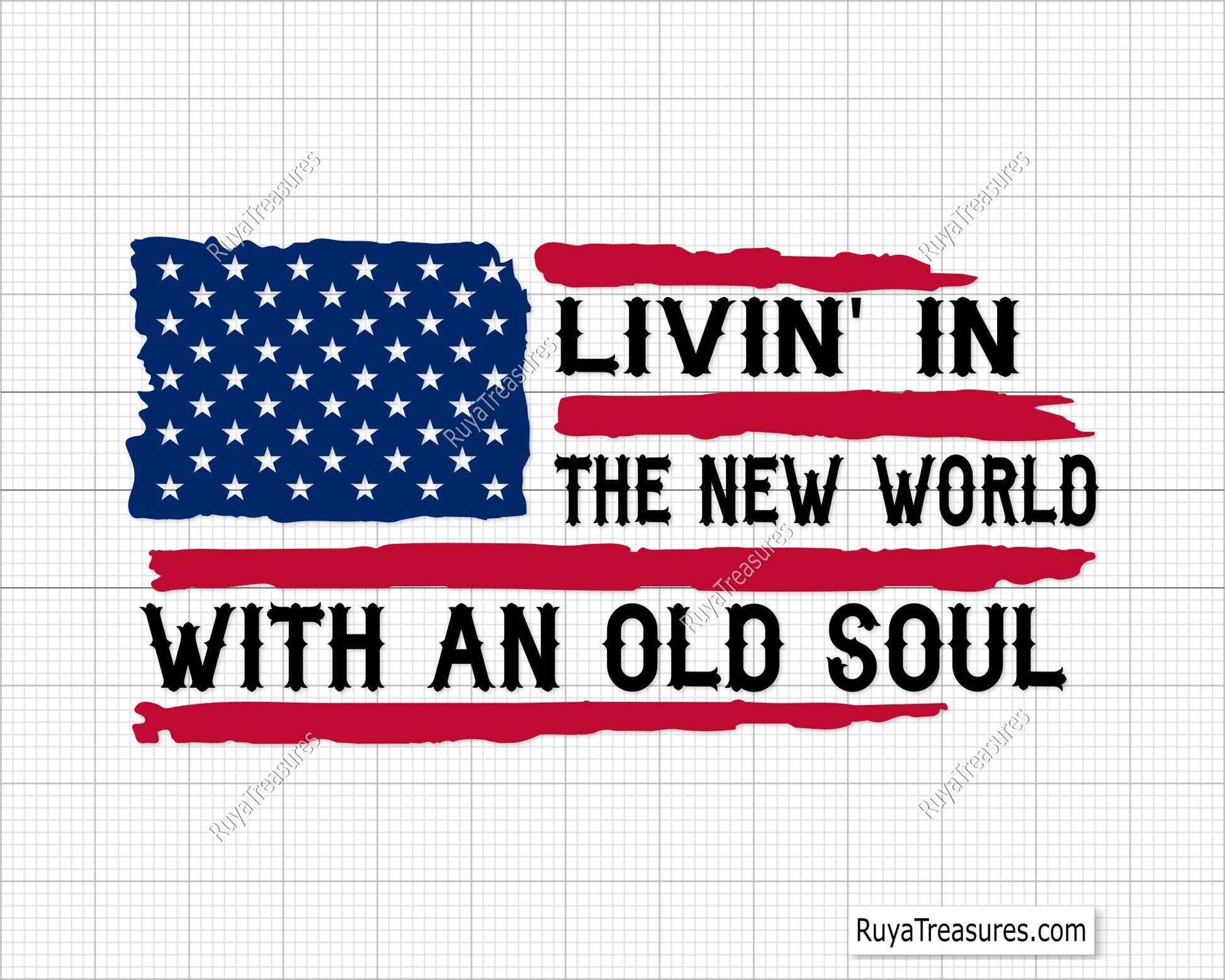 Living In The New World With An Old Soul Svg