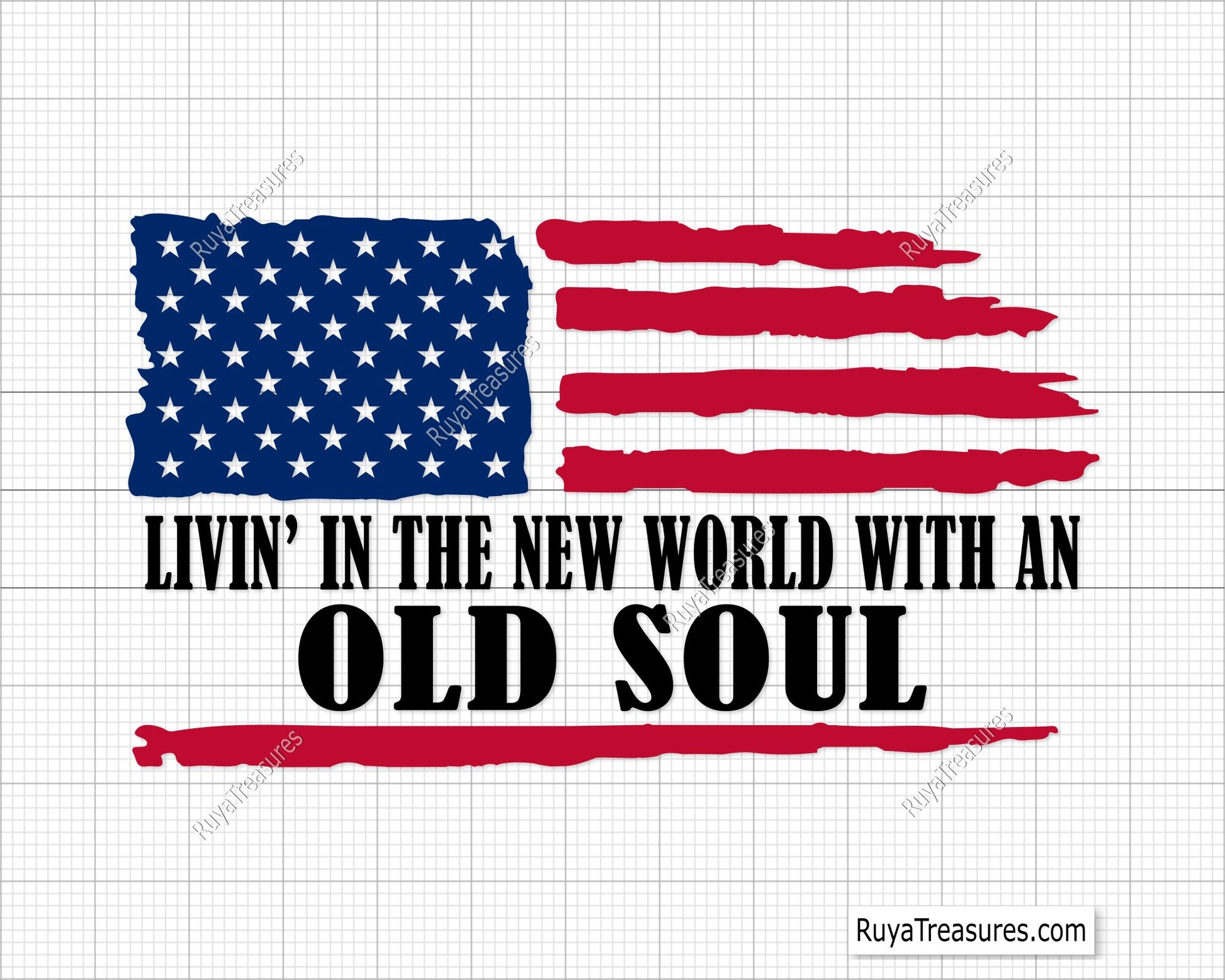 Living In The New World With An Old Soul Svg