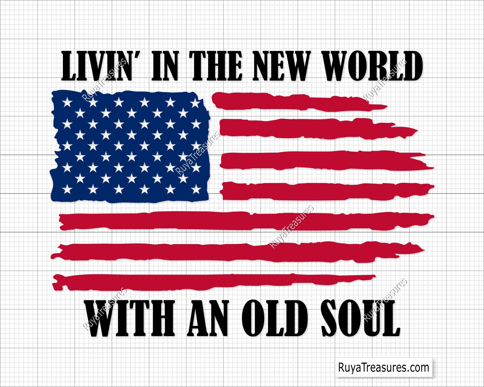 Living In The New World With An Old Soul Svg