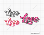 Love Layered svg