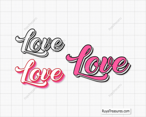 Love Layered svg