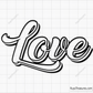 Love Layered svg