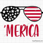 Merica Sunglasses Svg