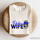Messy Bun Police Wife Svg