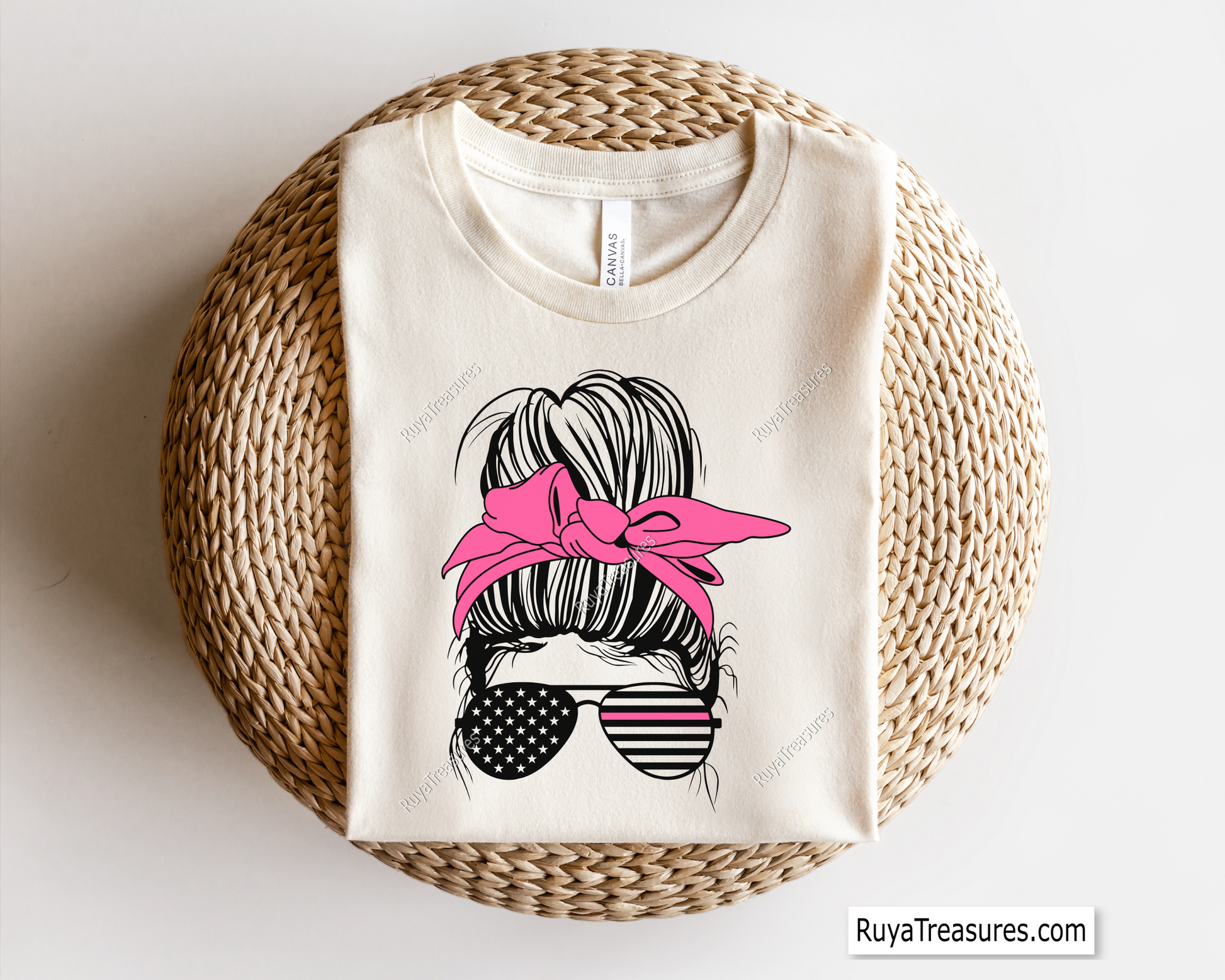 Messy Bun Survivor Svg