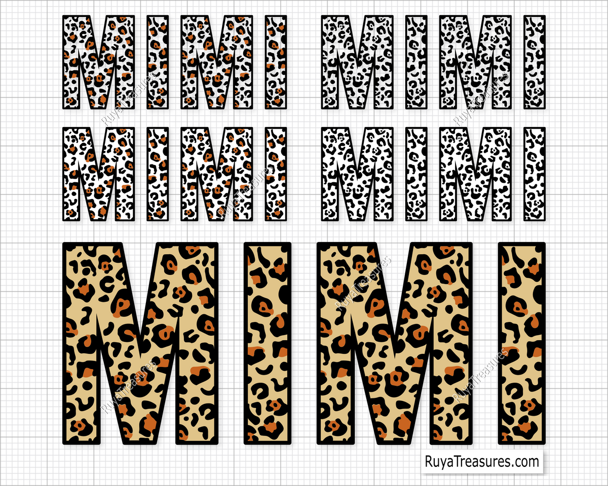 Leopard Mimi Svg