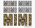 Leopard Mimi Svg
