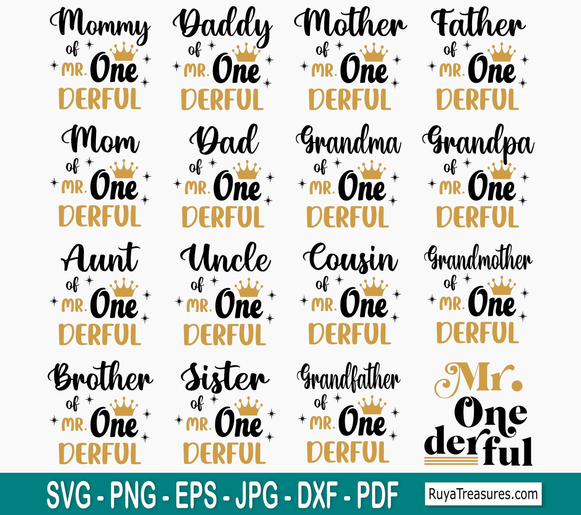 Mr Onederful Svg Png