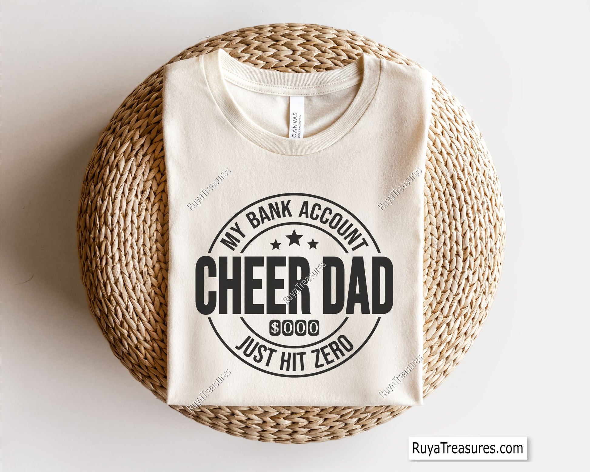 My Bank Account Just Hit Zero Cheer Dad Svg