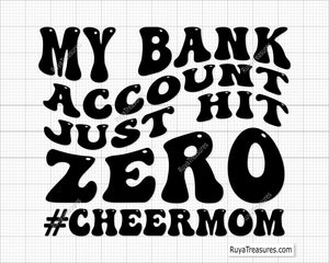 My Bank Account Just Hit Zero Svg Png