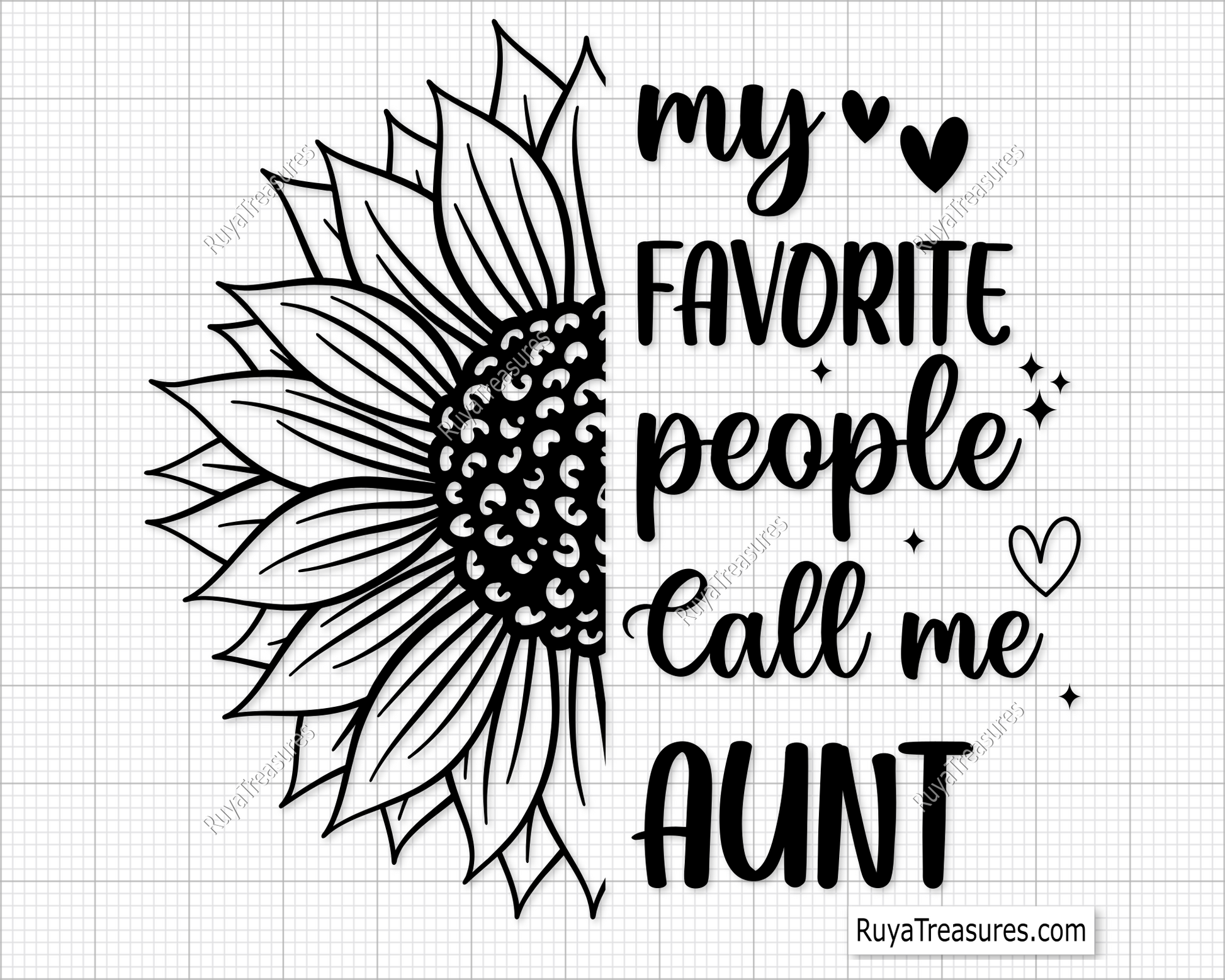 My Favorite People Call Me Aunt Svg