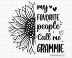 My Favorite People Call Me Grammie Svg