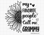 My Favorite People Call Me Grammy Svg