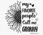 My Favorite People Call Me Granny Svg 