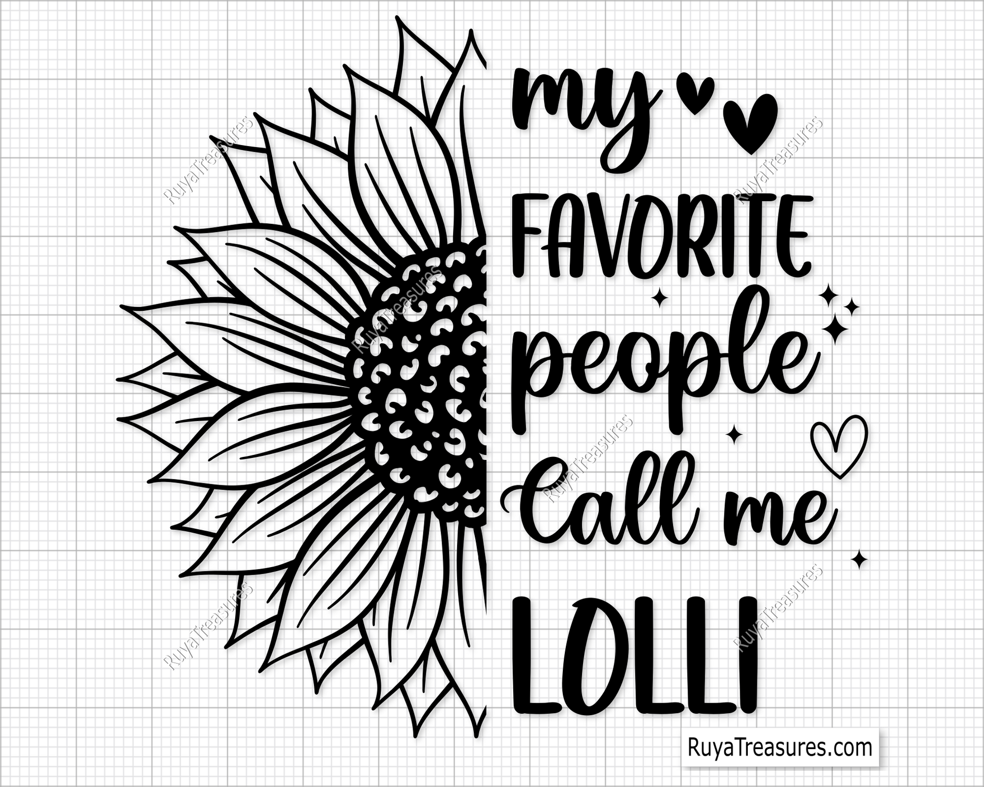 My Favorite People Call Me Lolli Svg
