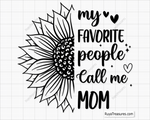 My Favorite People Call Me Mom Svg 