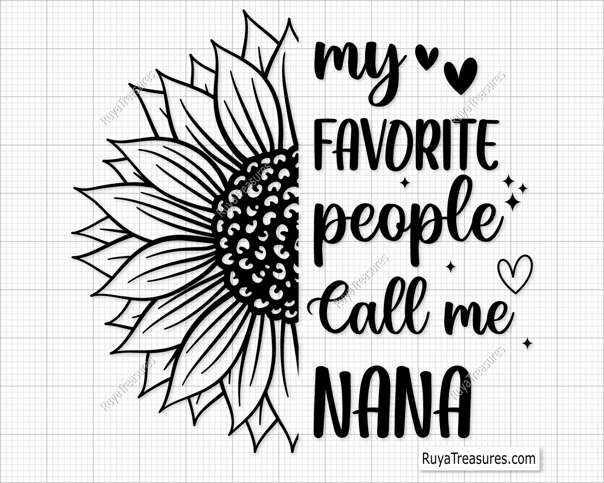 My Favorite People Call Me Nana Svg