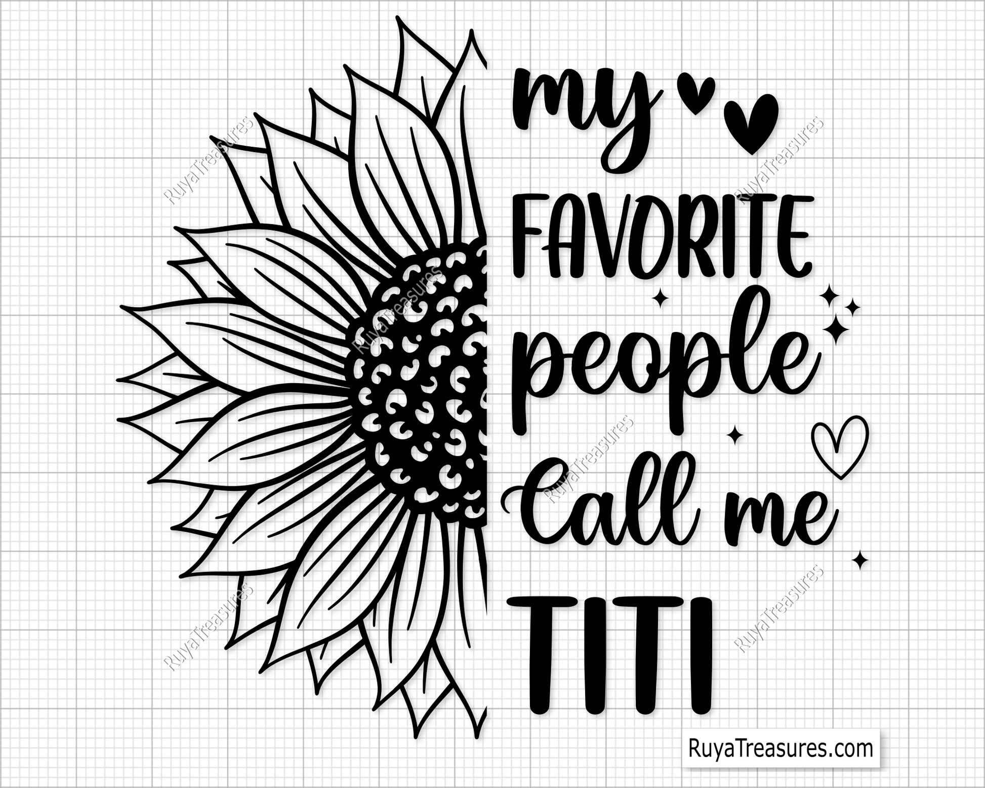 My Favorite People Call Me Titi Svg 