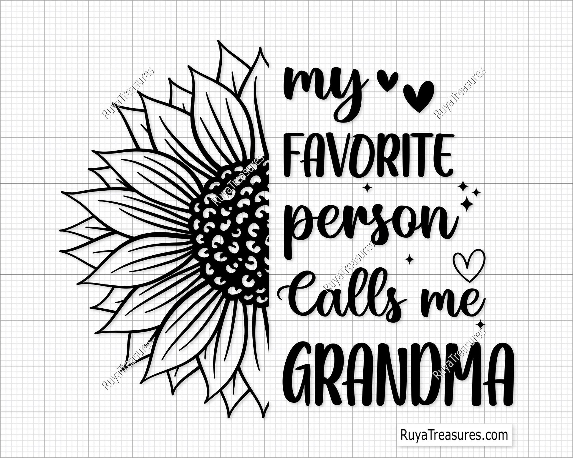 My Favorite Person Calls Me Grandma Svg