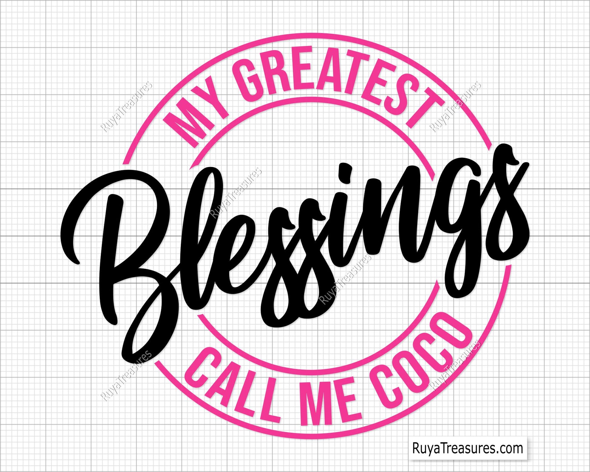 My Greatest Blessings Call Me Coco Svg 