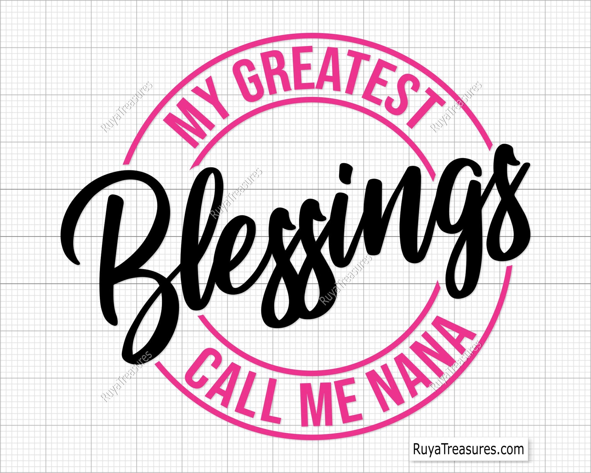 My Greatest Blessings Call Me Nana Svg