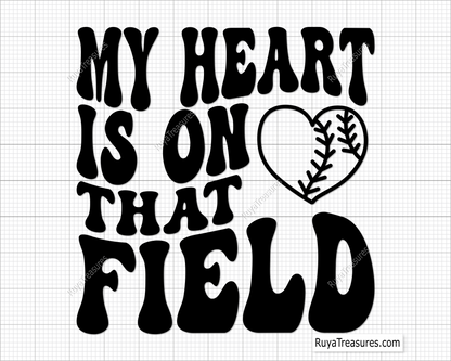 My Heart Is on that field svg 