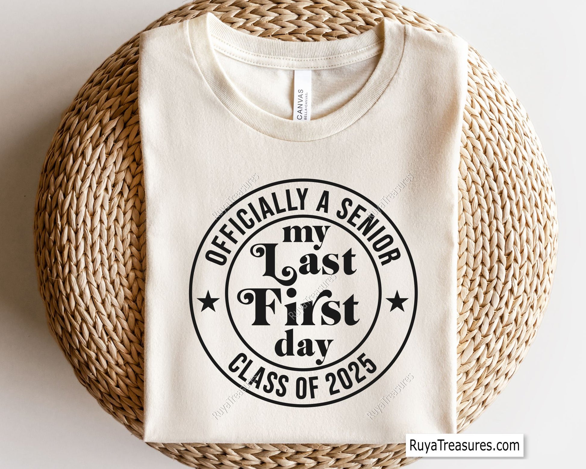 My Last First Day 2025 Svg Png design, perfect for senior year and back-to-school celebrations