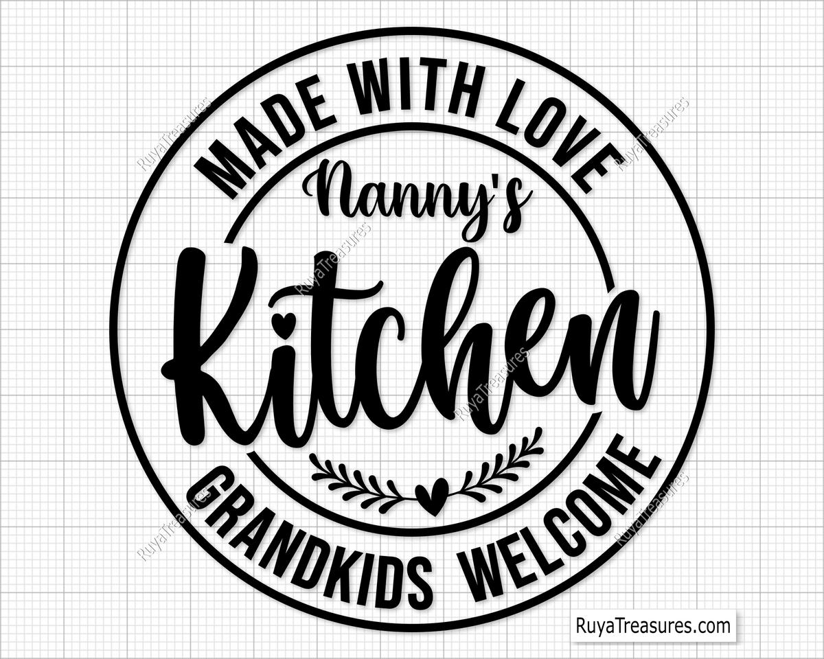 Nana's Kitchen Svg
