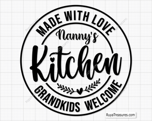 Nana's Kitchen Svg