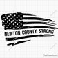 Newton County Strong Flag Svg