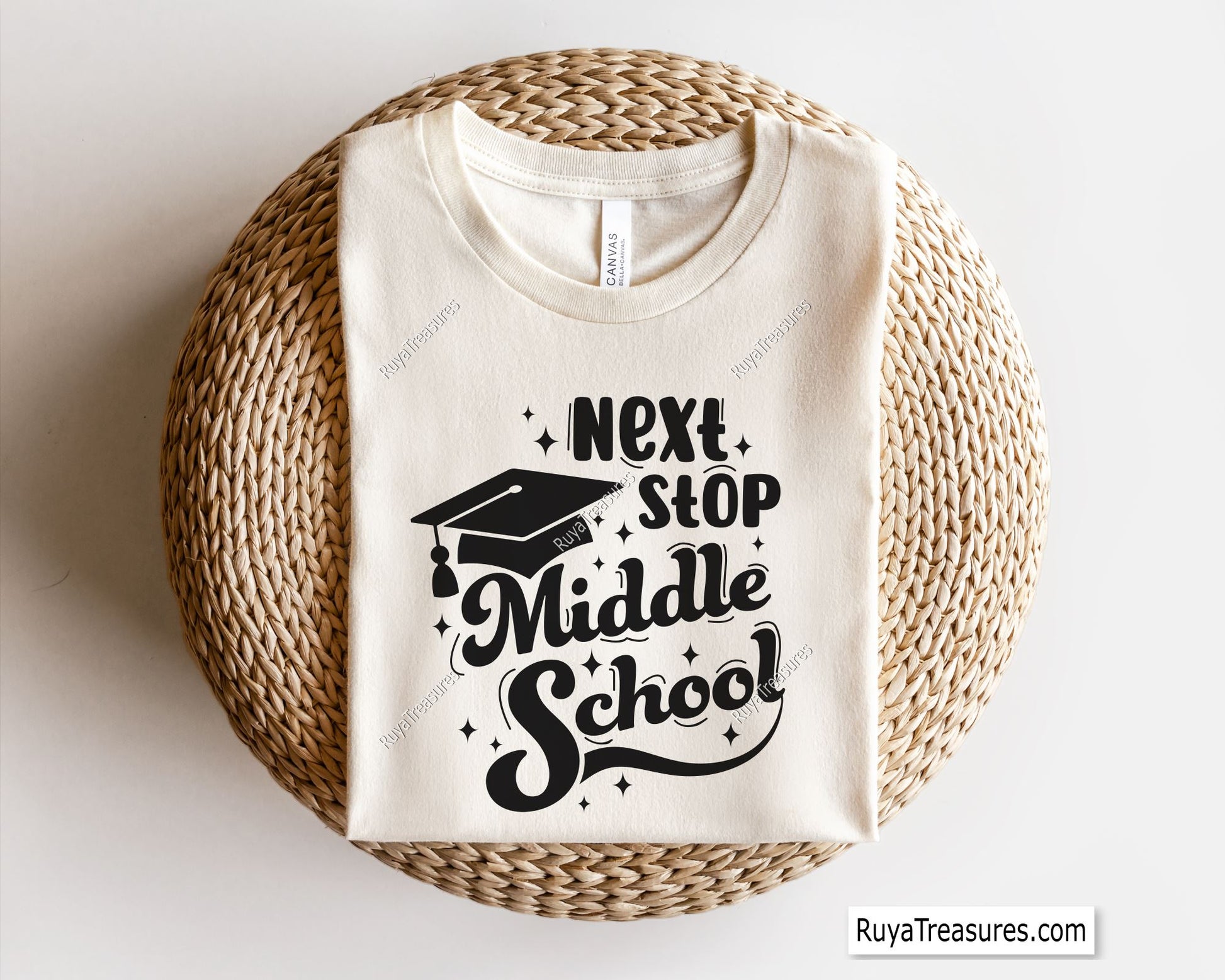 Next Stop Middle School Svg Png design, perfect for students moving up and celebrating a new milestone