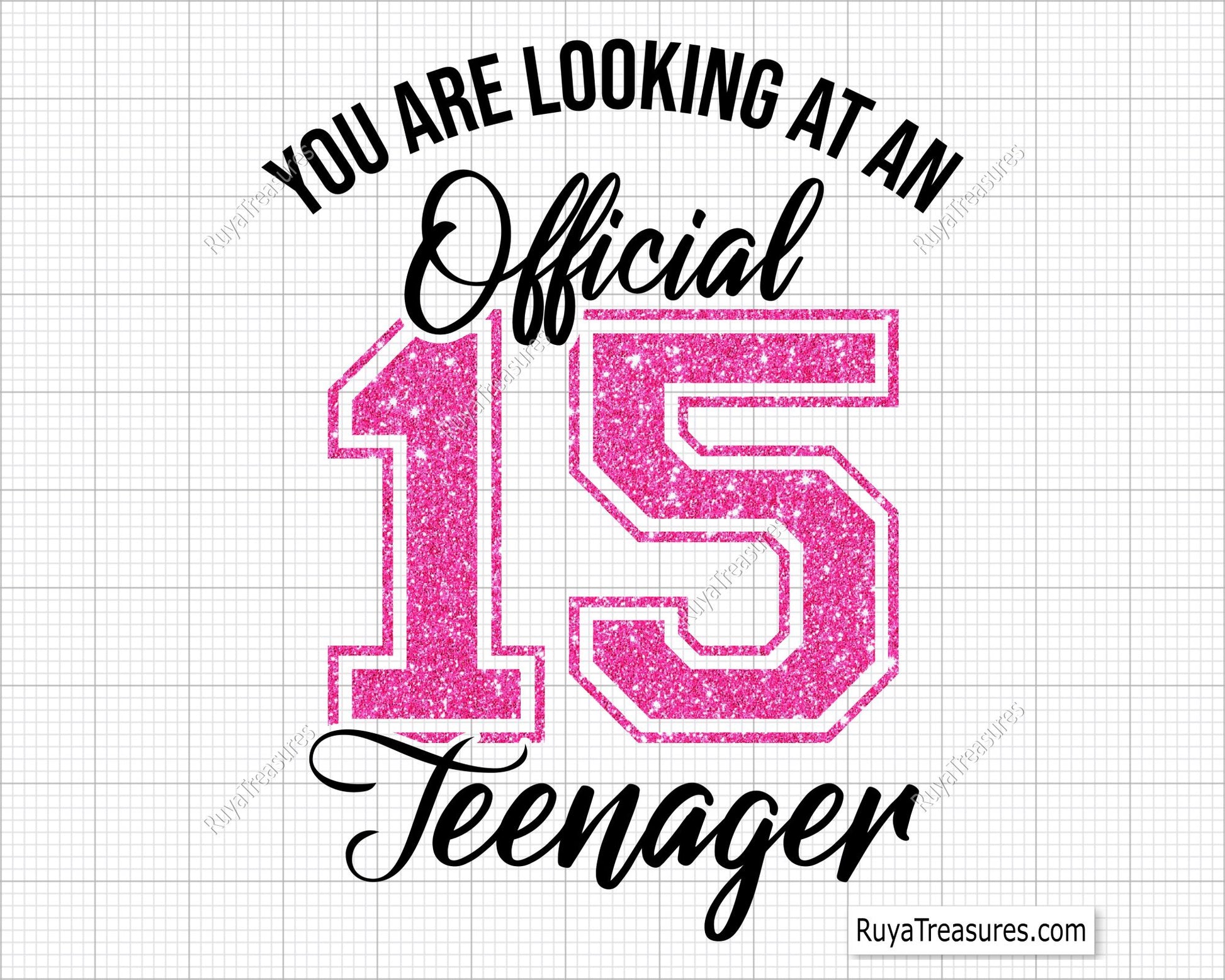 You Are Looking at An Official Teenager Svg 