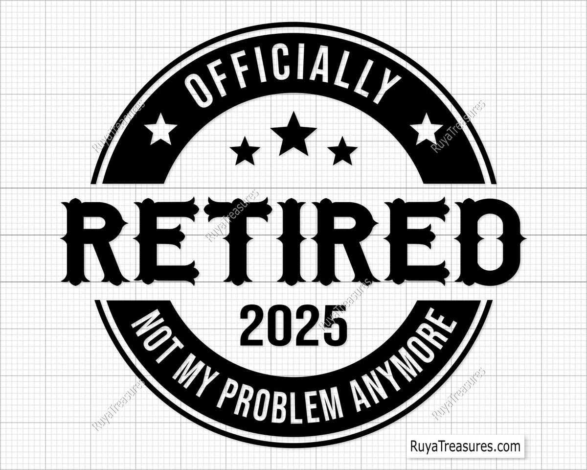 Officially retired Let The Fun Begin Svg