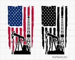 Oilfield Flag Svg