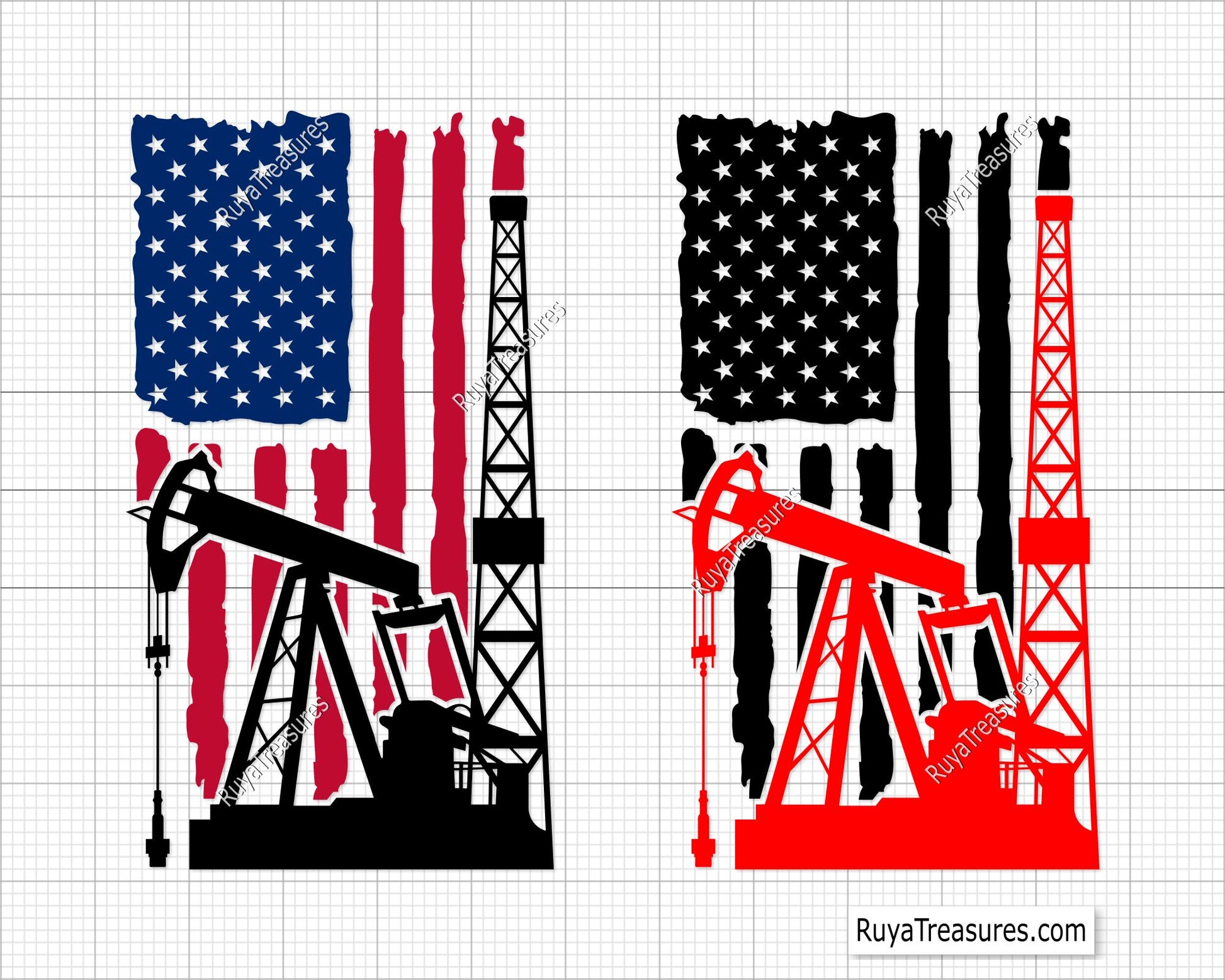Oilfield Flag Svg 