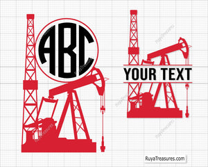 Oilfield Mongram Svg