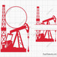 Oilfield Mongram Svg