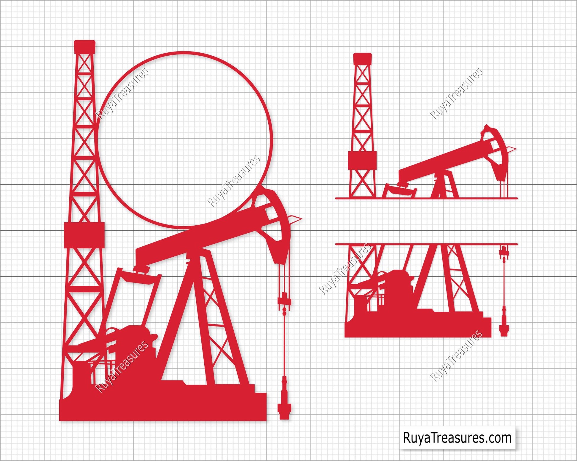 Oilfield Mongram Svg
