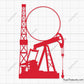 Oilfield Mongram Svg