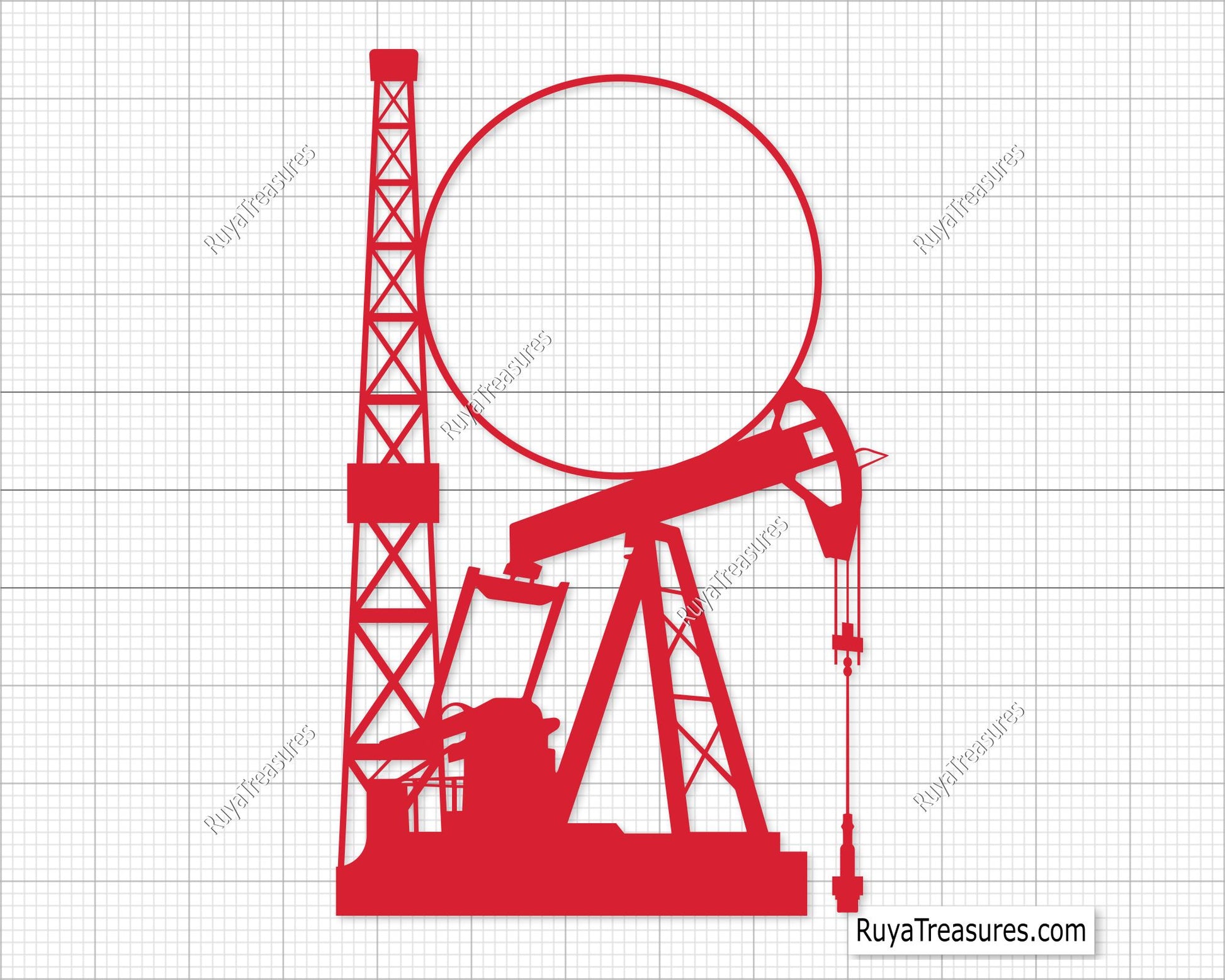 Oilfield Mongram Svg