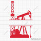 Oilfield Mongram Svg