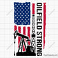 Oilfield Strong Flag Svg