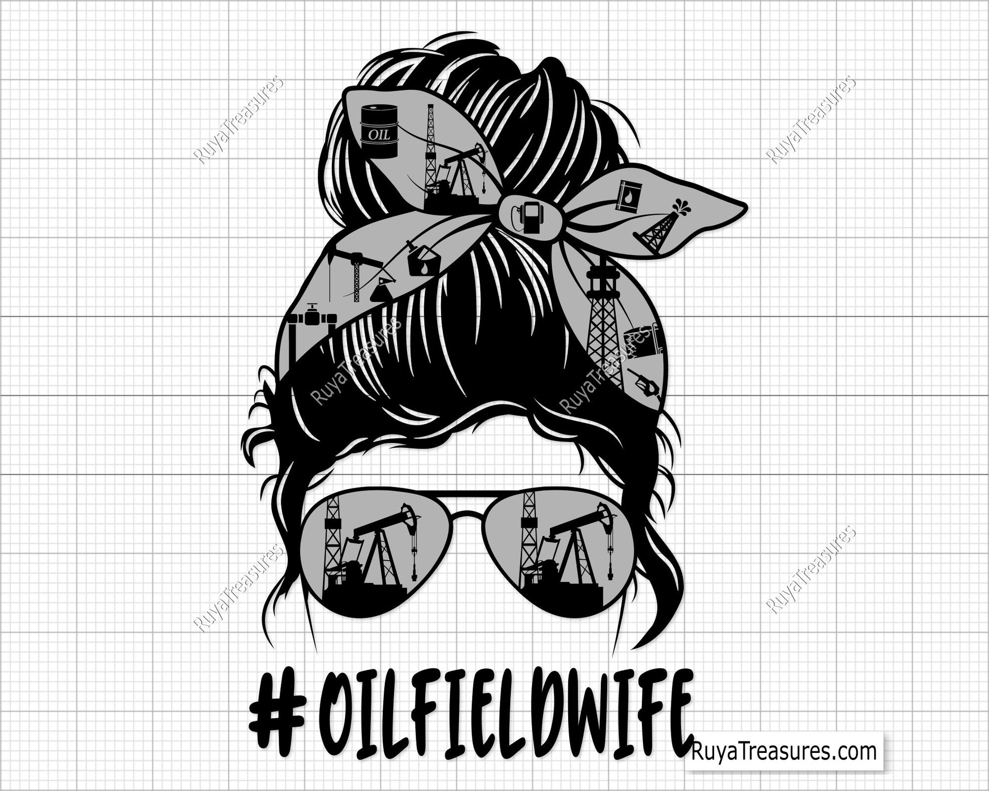 Oilfield Wife Svg 