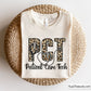 PCT Patient Care Technician Leopard Svg