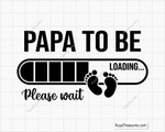 Papa To Be svg 